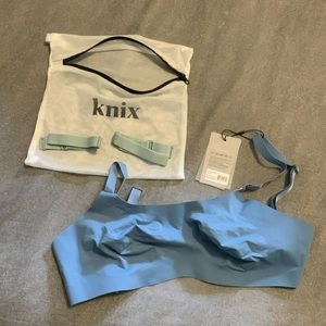 Knix size 4 revolution bra. Like blue. New with tags.